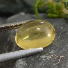 9,17 ctw natürlicher Hell Gold Citrin, Oval, Transparent