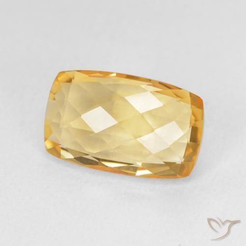 9,17 ctw natürlicher Hellorange-Gold Citrin, Kissen, VVS