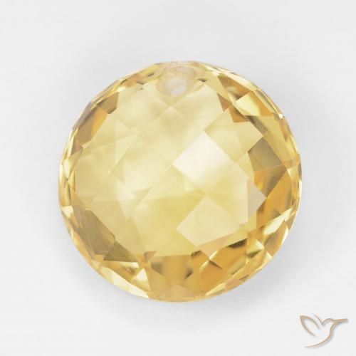 7.46ct Natürlicher Mittleres Gold Citrin, Runden, VVS-VS