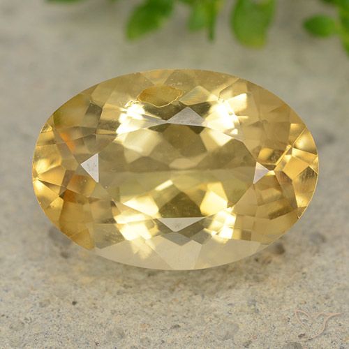 5.29ct Natürlicher Mittleres Gold Citrin, Oval, VVS