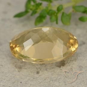 9,17 ctw natürlicher Mittleres Gold Citrin, Oval, VVS