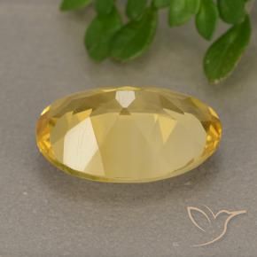 9,17 ctw natürlicher Helles Gold Citrin, Oval, VVS-VS