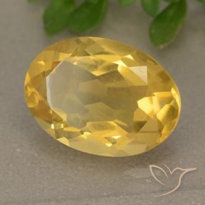 9,17 ctw natürlicher Helles Gold Citrin, Oval, VVS-VS