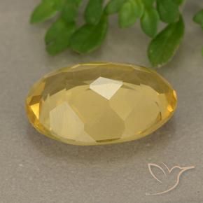 9,17 ctw natürlicher Helles Gold Citrin, Oval, VVS-VS