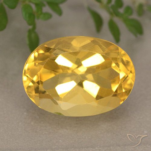 6.38ct Natürlicher Mittleres Gold Citrin, Oval, VVS-VS