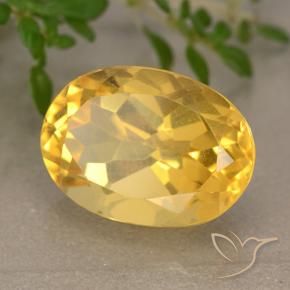 9,17 ctw natürlicher Mittleres Gold Citrin, Oval, VVS-VS