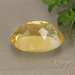 9,17 ctw natürlicher Golden Citrin, Oval, VVS-VS