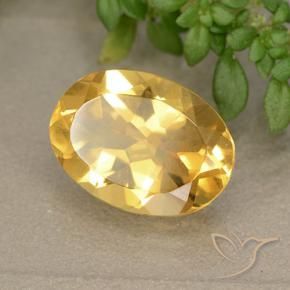 9,17 ctw natürlicher Mittleres Gold Citrin, Oval, VVS-VS
