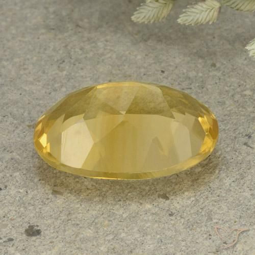 9,17 ctw natürlicher Mittelgold Citrin, Oval, VVS-VS