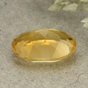 9,17 ctw natürlicher Mittelhelles Gold Citrin, Oval, VVS-VS
