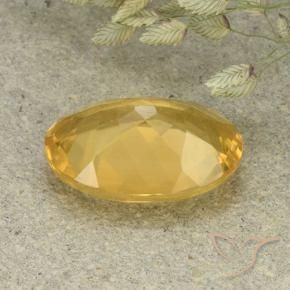 9,17 ctw natürlicher Mittelhelles Gold Citrin, Oval, VVS-VS