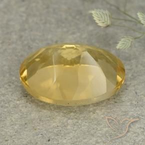 9,17 ctw natürlicher Mittelgold Citrin, Oval, VVS-VS