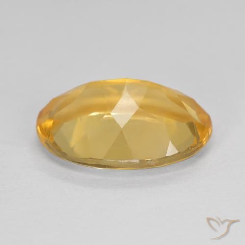 9,17 ctw natürlicher Orange-Gold Citrin, Oval, VVS-VS
