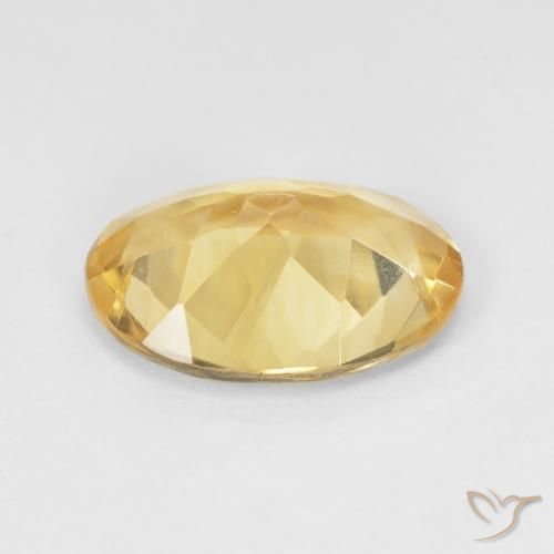 9,17 ctw natürlicher Medium Light-Golden Citrin, Oval, VVS-VS