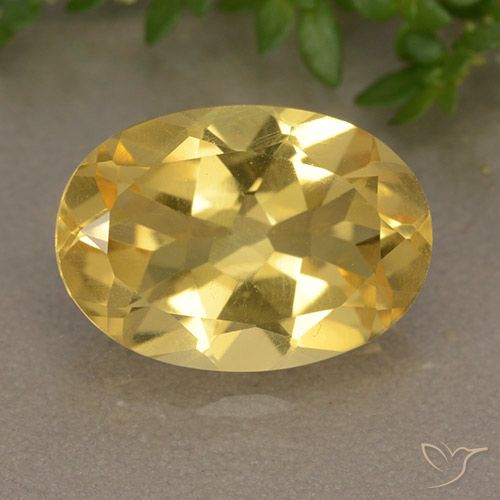 5.18ct Natürlicher gold-orange Citrin, Oval, VVS-VS
