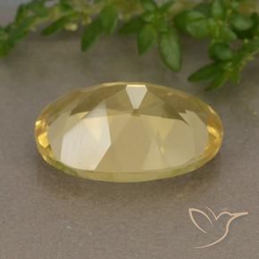 9,17 ctw natürlicher gold-orange Citrin, Oval, VVS-VS