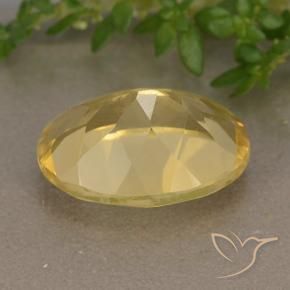 9,17 ctw natürlicher Mittelgold Citrin, Oval, VVS-VS