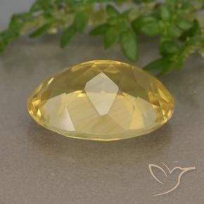 9,17 ctw natürlicher Mittelgold Citrin, Oval, VVS-VS