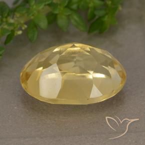 9,17 ctw natürlicher gold-orange Citrin, Oval, VVS-VS