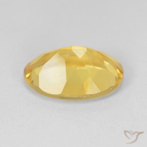 9,17 ctw natürlicher gold-orange Citrin, Oval, VVS-VS