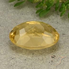 9,17 ctw natürlicher Mittelgold Citrin, Oval, VVS-VS