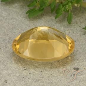 9,17 ctw natürlicher Mittelhelles Gold Citrin, Oval, VVS-VS