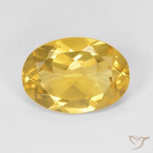 4.82ct Natürlicher Mittleres Gold Citrin, Oval, VVS-VS