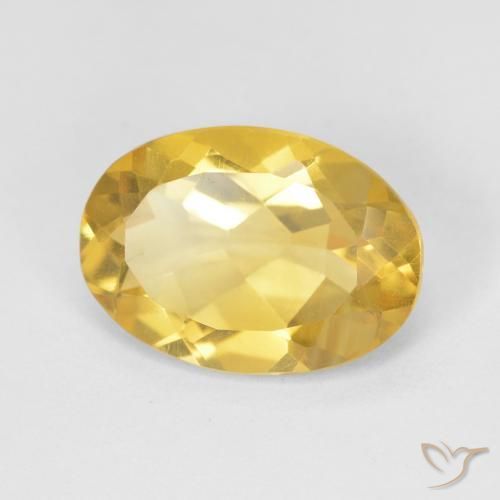 9,17 ctw natürlicher Mittleres Gold Citrin, Oval, VVS-VS