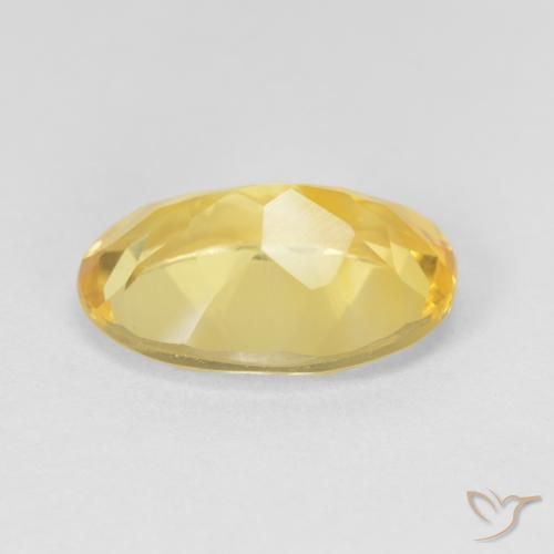 9,17 ctw natürlicher Mittelgold Citrin, Oval, VVS-VS
