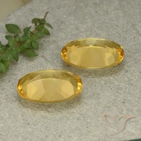 9.40 ct natürliche Mittelhelles Gold Citrin-Edelsteine, Oval, VVS-VS