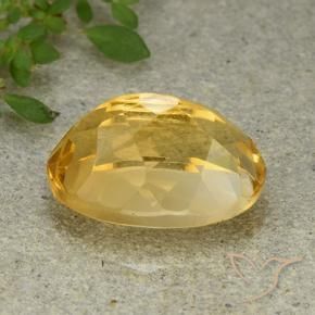 9,17 ctw natürlicher Mittelhelles Gold Citrin, Oval, VVS