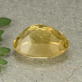9,17 ctw natürlicher Mittelgold Citrin, Oval, VVS-VS