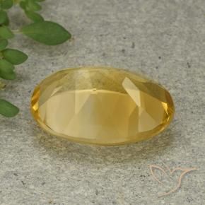 9,17 ctw natürlicher Mittelgold Citrin, Oval, VVS-VS