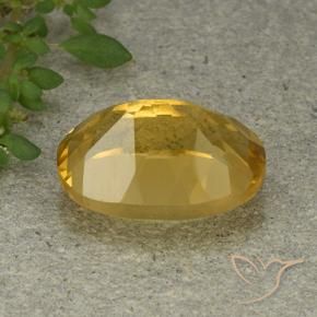 9,17 ctw natürlicher Golden Citrin, Oval, VVS