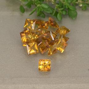 2.32 ct natürliche Gelb Citrin-Edelsteine, Quadrat, VS