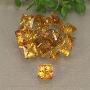 2.32 ct natürliche Gelb Citrin-Edelsteine, Quadrat, VS