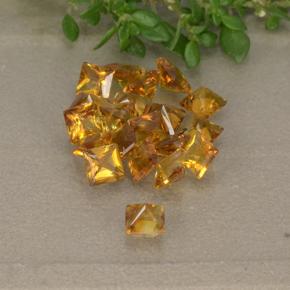 2.32 ct natürliche Gelb Citrin-Edelsteine, Quadrat, VS