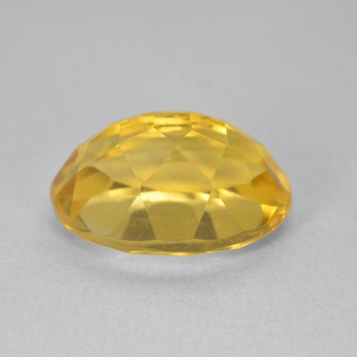 9,17 ctw natürlicher Mittelgold Citrin, Oval, VVS