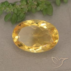 9,17 ctw natürlicher Golden Citrin, Oval, VVS