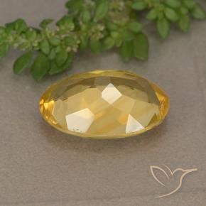 9,17 ctw natürlicher Golden Citrin, Oval, VVS