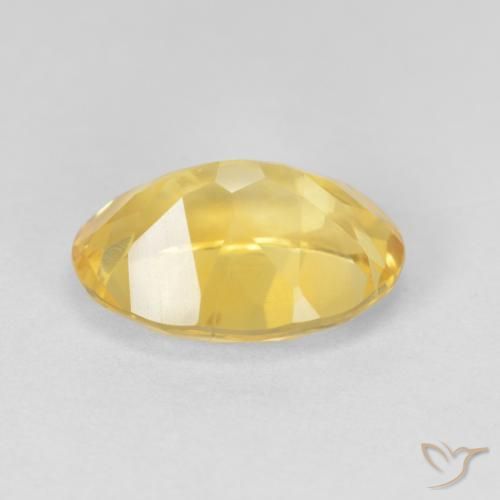 9,17 ctw natürlicher Mittelgold Citrin, Oval, VVS-VS