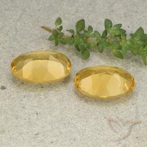 9.43 ct natürliche Mittelhelles Gold Citrin-Edelsteine, Oval, VVS-VS