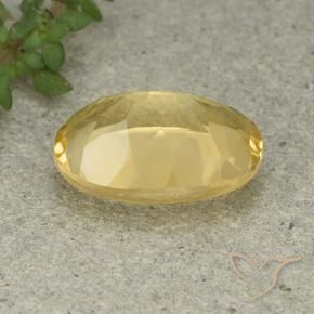 9,17 ctw natürlicher gold-orange Citrin, Oval, VVS-VS