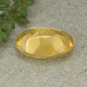 9,17 ctw natürlicher gold-orange Citrin, Oval, VVS-VS