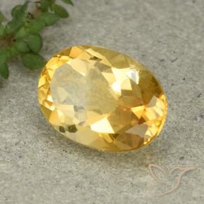9,17 ctw natürlicher Mittleres Gold Citrin, Oval, VVS-VS