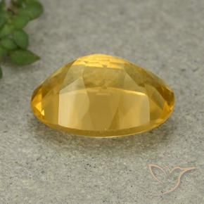 9,17 ctw natürlicher gold-orange Citrin, Oval, VVS-VS