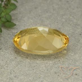9,17 ctw natürlicher Mittelhelles Gold Citrin, Oval, VVS-VS