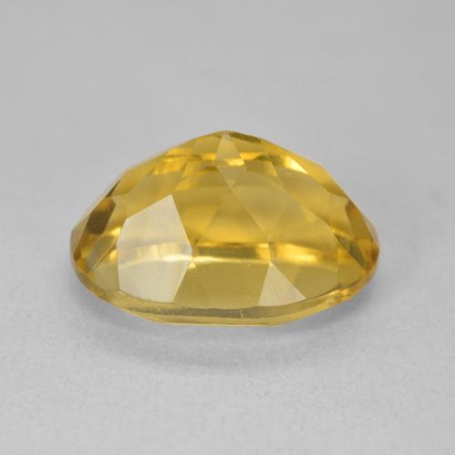 9,17 ctw natürlicher Mittelgold Citrin, Oval, VVS-VS