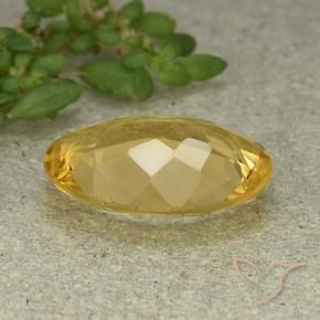 9,17 ctw natürlicher gold-orange Citrin, Oval, VVS