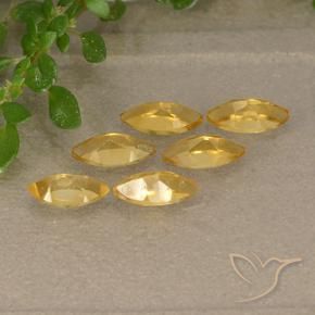1.33 ct natürliche Tiefes Goldorange Citrin-Edelsteine, Marquise, VS